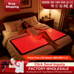 ILUXRED Customized Drop Shipping Red Light Therapy Blanket Full Body Near Infrared Whole Body For Home Use