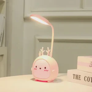 Led Cartoon Night Light Mini Wireless Night Light Table Lamp Usb Recharge Lamp Decoration For Kids Gift Bedroom Bedside Kitchen