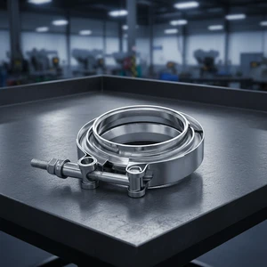 Steel Mini Bolt Clamps 122-130mm 1.8mm Band Width Shandong Origin 1 Year Warranty Factory Direct Supply