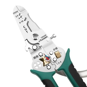High Quality Multi-functional DIY OEM Hand Tools Cable Plier Crimper Cutter Wire Stripper Crimping Pliers Stainless Steel Soft