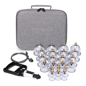 Hot Sell Factory Price Hijama Cups Wholesale Original OEM Factory 20PCS Hijama Suction Cupping Cups Set Vacuum Therapy Set