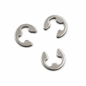 Custom Size High Precision Stainless Steel E Clip Retaining Ring External Circlip E Snap Ring for Mechanical Assembly