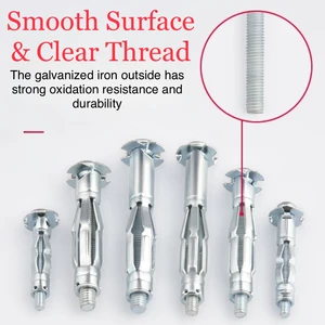Industrial OEM Multifunction Torx Expansion for Hollow Brick Walls Gypsum Board Ceilings Chrome Vanadium Alloy Steel Nickel