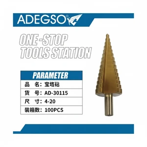 Pagoda Step Multipurpose Drill Bit 4-20mm for Metal and Woodworking-Bulk Supplier
