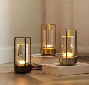 Factory Wholesale Hot Selling Restaurant Cafe USB Rechargeable Touch Flexible Aluminum Body Modern Design LED Night Light Table