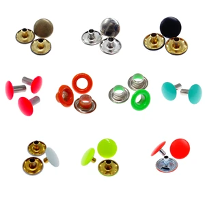 Paint-Coated Head Rivets Durable Head Painted Rivets Industrial Decorative Rivets For Leather Goods & Hardware Accessories