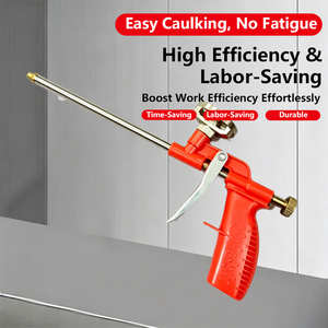 Manual Stainless Steel Sealant Caulking Gun DIY & Industrial PU Foam Adhesive Bonding Applications
