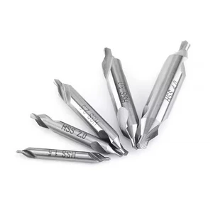 NAIPU HSS Center Drill DIN333 Type a 1mm 1.5mm 2mm 3mm 2.5mm 4mm 5mm 6mm 6542 Center Drill Bit for Metal Drilling Holes