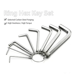 multi specification household ring key ring wrench flat head hex wrench set