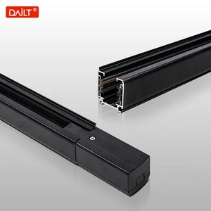 Modern Design 4-Line LED Track Light Aluminum 1.5m 1m 2m Black White with CRI 90 3-Year Warranty for Supermarket Retail Store