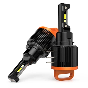 H15 LED Headlight with Daylight DRL Car Headlight Bulb 120W Canbus High Low Beam Wireless Headlamp 3 Copper Tube Luces LED H15