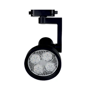Wholesale Modern 25W White/Black LED Track Light Adjustable Indoor 220V Aluminium COB Spot Light Gallery Museum Easy Track Rail