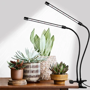 Factory Price 10w 20w 30w 40w Clip Indoor LED Dimmable Full Spectrum Migro Plant Red Grow Lamp Light Lights With Stand