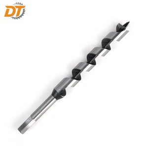 DT 20*230mm Hex Shank Wood Auger Drill Bit Single Cutting Edge High Carbon Steel Blackening Heat Treatment ODM/OEM
