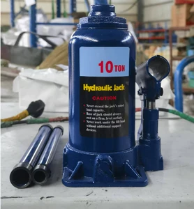 10 Ton Hydraulic Bottle Jack, Heavy Duty Industrial Lifting Jack for Construction, Farm Tractor, Truck & SUV
