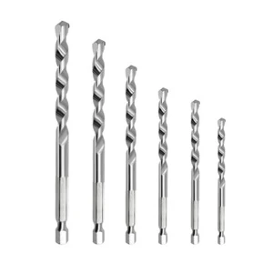 Wholesale High Quality Evian 1/4 Shank YG8C Tip 40Cr Steel HRC65-66 Quick Change Chuck Concrete Twist Drill Bits for Metal