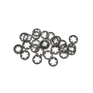 Internal Tooth Metric Spring Lock Washer DIN Serrated Retaining Ring Carbon Steel Black Oxide Heavy Industry Shaft Fastening M7
