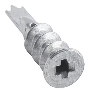 Zinc Alloy Gypsum Board Expansion Anchor Bolt with Screw Set, Three-pointed Head Spiral Quick Gecko Sleeve