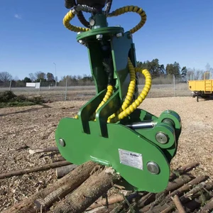 Chinese Hydraulic Tree Cutting Grapple Wood Cutters Saw Grapples Chainsaw for Excavator