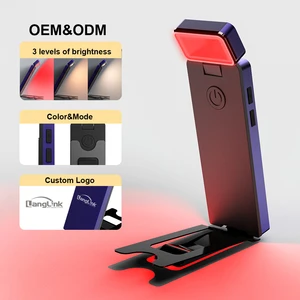 Mini Portable USB Rechargeable Clip Book Light 3 Levels Brightness Red LED Water-Resistant Eco-Friendly Reading Lamp Custom Logo