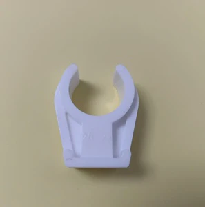 Single Pipe Clamp Plastic U-shaped Pipe Clip PE Accessories
