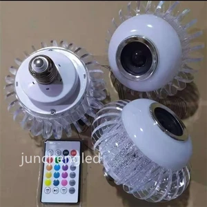 Indoor Household Remote Control Music Light Sound RGB Ktv Stage bar Atmosphere Decor Speaker Dj Smart Magic Ball Lamp