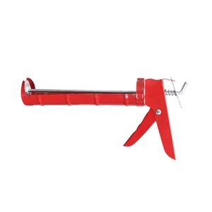 OEM Manual Industrial Grade Smooth Rod Plunger Hand No Drip Silicone Sealant Caulking Gun Model Orange China Made ODM/OEM