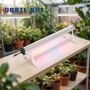 120W 336UMol Deep Red Full Spectrum IP65 Aluminum LED Under Canopy Grow Light for Plant Growing