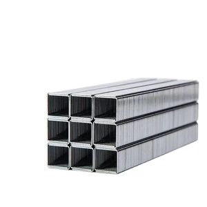 Chinese Factory Direct Sales 80 Series 8012 Code Nail Staples Steel Smooth Shank Carton Packed Electro Galvanized