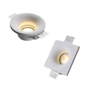 Modern White LED Downlight for Home Hotel Brightness Wall Switch Warm White Ceiling Downlight