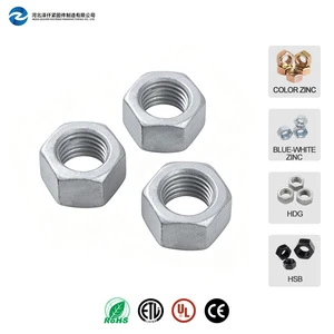 SS304 Hex Nut DIN934 M6 M8 M10 M12 M14 M16 M20 Stainless Steel Hexagonal Fastener Nut Corrosion Proof Heavy Duty