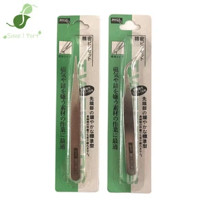 Stainless Steel Nail Tool Tweezers Pointed Tip Manicure Picking Rhinestones Accessories Clips Multi-Functional Anti-static