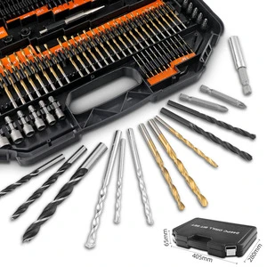 Hi-Spec Multifunctional Alloy Steel Drill Bit Set-230/246-Piece Woodworking Metal Drilling Electric Drill Bits Twist Drill