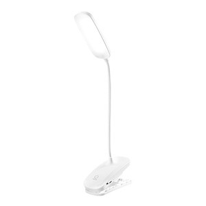 Hot Sell White Pink Blue Clip LED Table Lamp Bedside Warm White Touch Control Battery Powered Eyes Protection Desk Reading Light