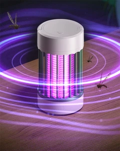 USB Rechargeable LED Mosquito Killer Lamp Portable Electric Insect Zapper Fly Trap Home Pest Control