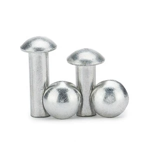 High Quality Semicircular Head Solid Aluminum Rivet Round Head Rivet Tap Aluminum Semicircular Rivets