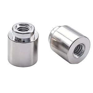 Stainless Steel Spacer Bushing Custom CNC Machined Threaded Unthreaded Round Hexagonal for Industrial Machinery Use