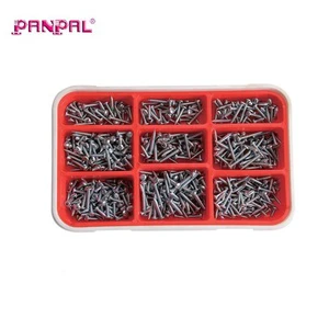 630pcs Self Tapping Screw Assortment - Wide Range of Sizes, High Precision, Bulk Supply for Construction