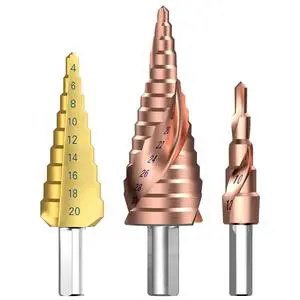 Factory Hot Sale Multi-functional High-speed Steel Sandblasting Treated Stepped Drill Bit