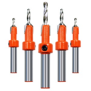 Countersink Drill Bit Factory Direct Supply Tungsten Carbide Tips Standard Wooden Countersink Wood Materials Round Shank