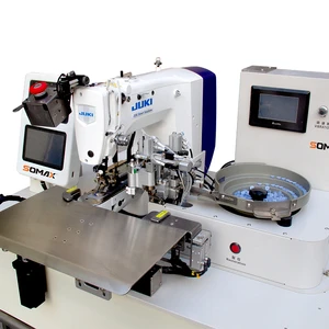 JUKI Head Industrial Sewing Machine SOMAX SM-05BA Automatic Polo Button Attaching Machine Button Sewing Machine With Feeder