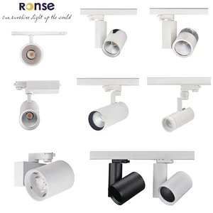 RONSE High Quality Led Track Light 7w 10w 20w 30w 40w 50w 60w Types Track Lighting Fixtures Moving Head Light
