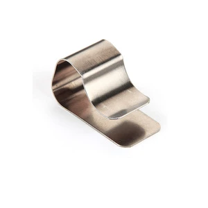 ISO9001 Custom Manufacture Flat V Spring Clips Stainless Steel Clips
