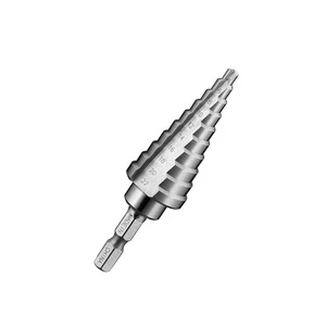 Impressive Multipurpose HSS Straight Flute Step Drill Bit Cutter Effective for Steel for Drilling Holes