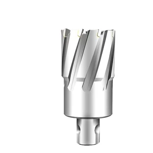 Alloy Hole Saw TCT Annular Cutter Magnetic Hollow Core Broach Cutter Drill Bits with Weldon Shank Rail Drill Bit