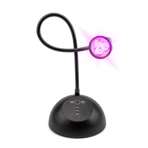 Black 18W Cordless Portable Professional Wireless Rechargeable Art UV Led Acrylic Flash Curing Gel Nail Polish Dryer Lamp Light
