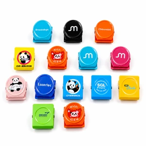 Custom Logo Macaron Color Metal Magnetic Memo Clip Fridge Magnet Paper Holder for Office School Home Promotional Stationery
