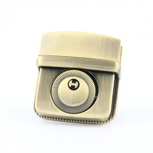 6100 Ladies Leathercraft Exquisite Metal Latch Accessories Key Bag Lock