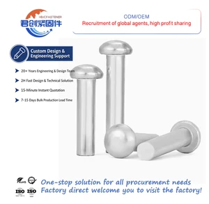 Free Sample High Quality Stainless Steel Round Head Rivets Direct Sales From Manufacturer