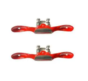 Adjustable Spokeshave Woodworking Hand Tool Flat Base Wood Planer With Replacement Blades High Quality 9 Inch Spokeshave Manual